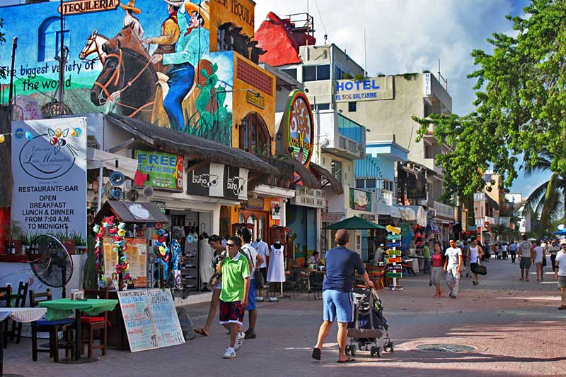 Funky, Fun Town of Playa del Carmen, on Mexico's Riviera Maya