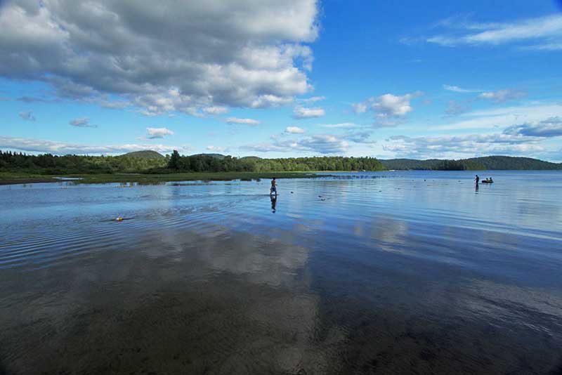 Serene Waters of Piseco Lake in Adirondack Park, New York