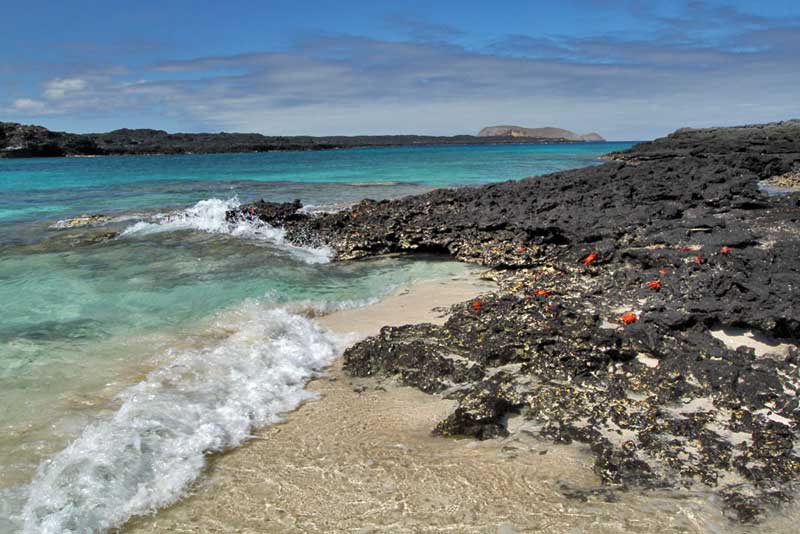 Beach at Chinese Hat, Galapagos Islands of Ecuador