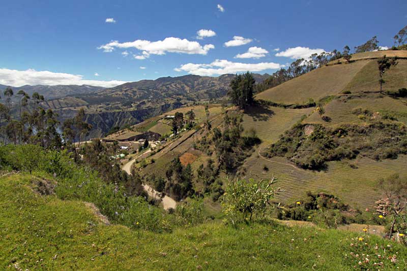 Views During Hike to Cheese Factory on Quilotoa Circuit, Near Chugchilan, Ecuador