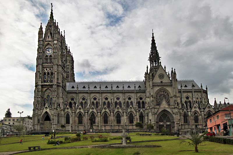 The Basilica in Quito, Ecuador