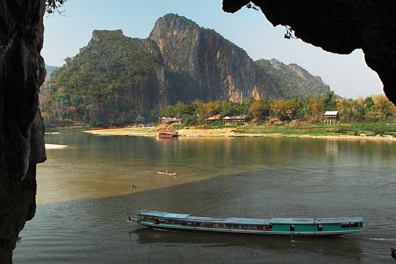 View From the Pak Ou Caves, Near Luang Prabang, Laos