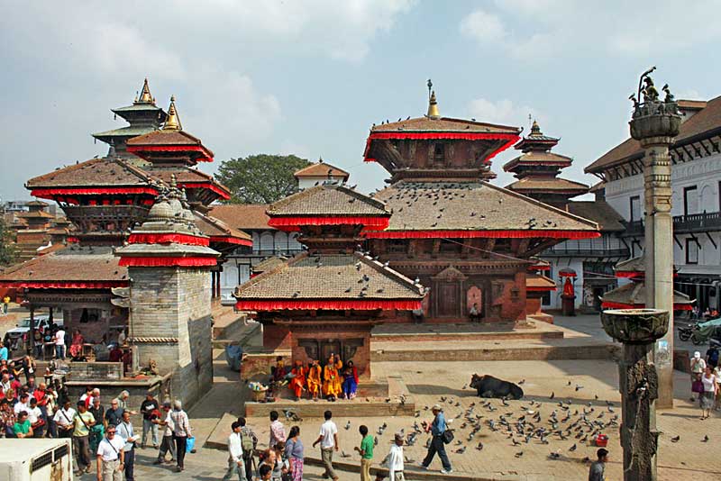 Ancient Palaces in Durbar Square, Kathmandu, Nepal