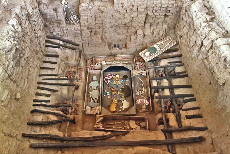 Tomb of the Lord of Sipan in Chiclayo, Peru, Discovered in 1987, Contained Riches Rivaling Those of King Tut