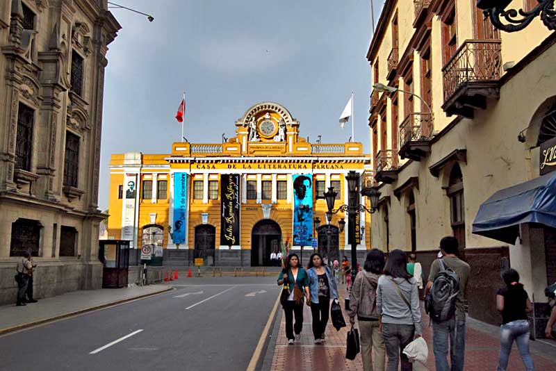 Casa de Literatura in the Historic Center of Lima, Peru