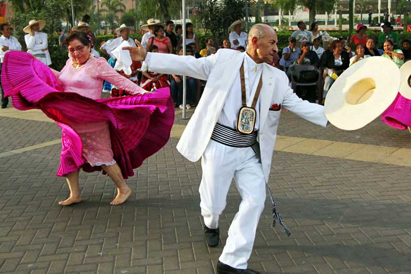 Traditional Dances of the Coastal Area of Peru Performed at Parque de la Muralla in Lima