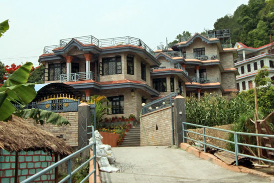 Personal residence of Three Sisters is reputed to be largest home in Pokhara