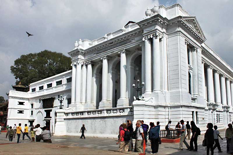 Royal Palace at Durbar Square in Kathmandu, Nepal