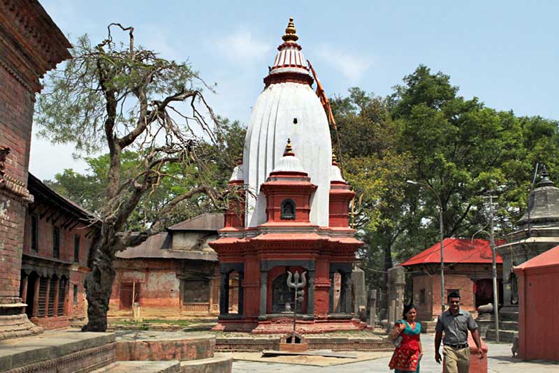 Goraknath Temple in Kathmandu, Nepal is Devoted to Parvati, Wife of Shiva