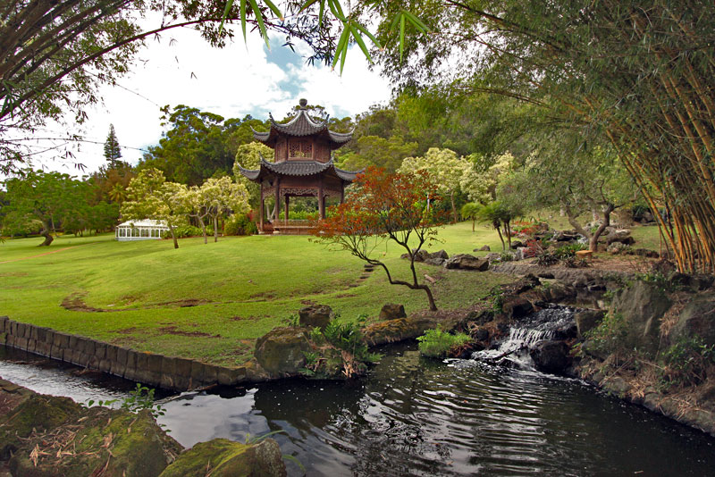 Gardens at Four Seasons Resorts - The Lodge at Ko'ele, in Lanai, Hawaii