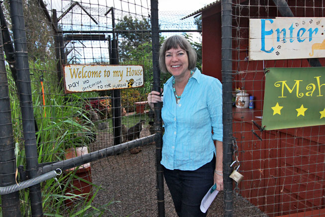 Co-founder Kathy Carroll, Lana'i Animal Rescue Center Hawaii