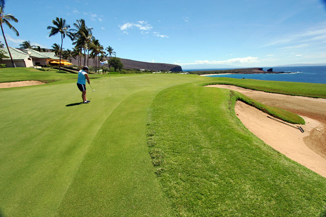 Challenge at Manele Bay golf course, Four Seasons Resorts Lanai, Hawaii