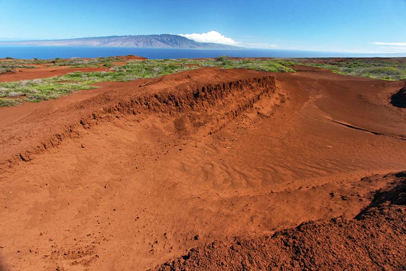 Iron Rich Volcanic Eruptions Created Lanai's Vivid Red Soil