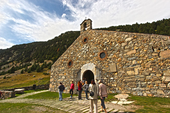 Vall de Nuria church is home to the icon of the Virgin de Nuria