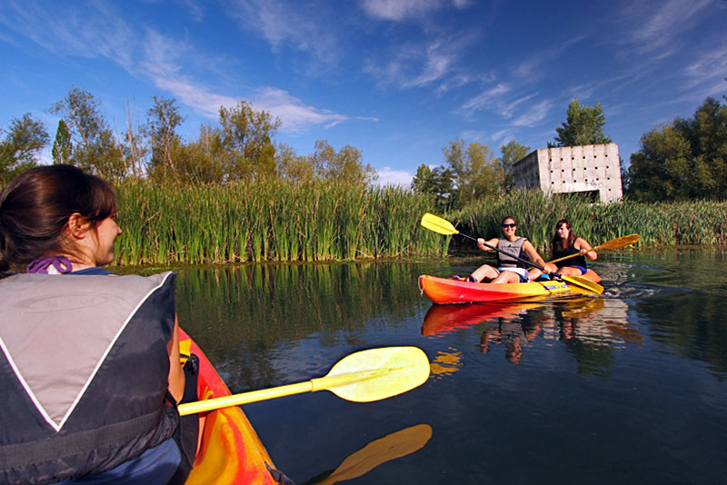 Kayaking the Still Waterways and Rapids of the River Ter in Girona, Spain
