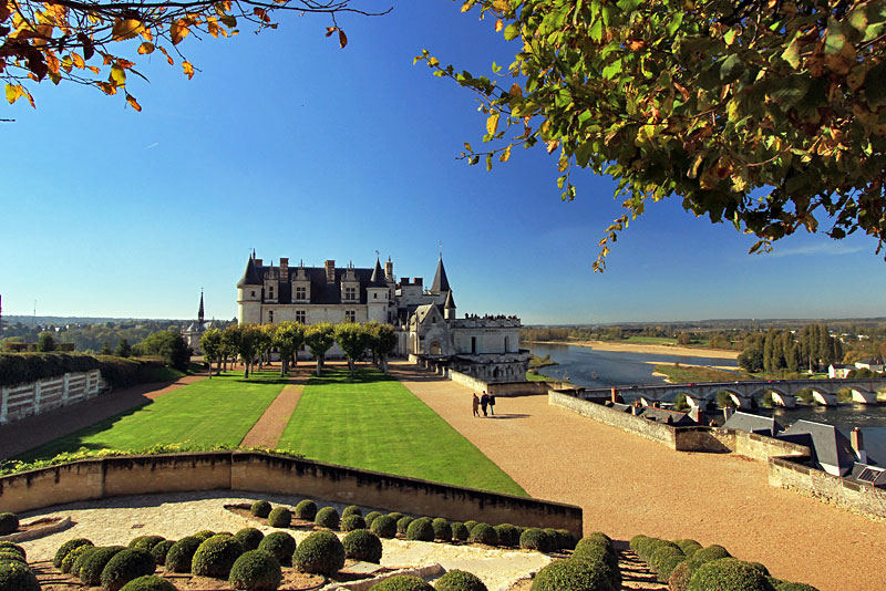 Amboise Chateau, Seen From its Perfectly Manicured Gardens, Was a Favored Royal Residence for King Charles VIII, Who Died Here in 1498