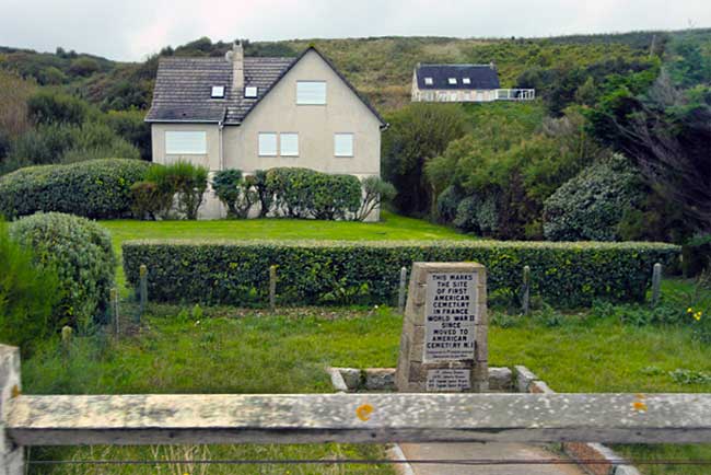 French families have rebuilt homes at Omaha Beach, but out of respect for the history of the Normandy Beaches invasion, the area has been kept free of commercial 