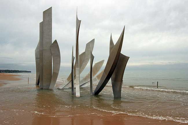 World War Two Normandy Beaches of France