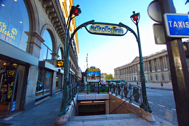 Paris Photography Metropolitain Sign Metro City France Europe Tote