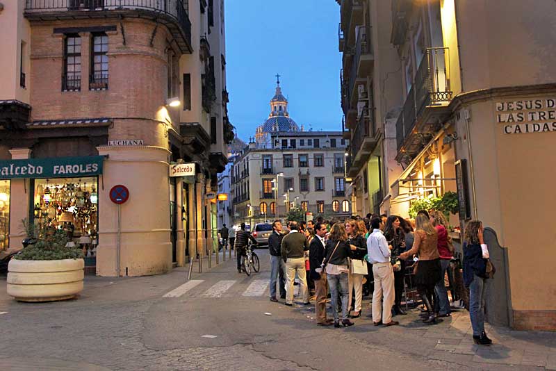After Work Each Day, Everyone Goes Out for Tapas in Seville, Spain