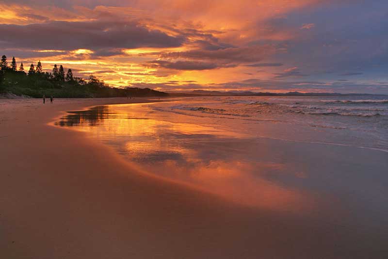 Gorgeous Sunset Over Byron Bay, Australia