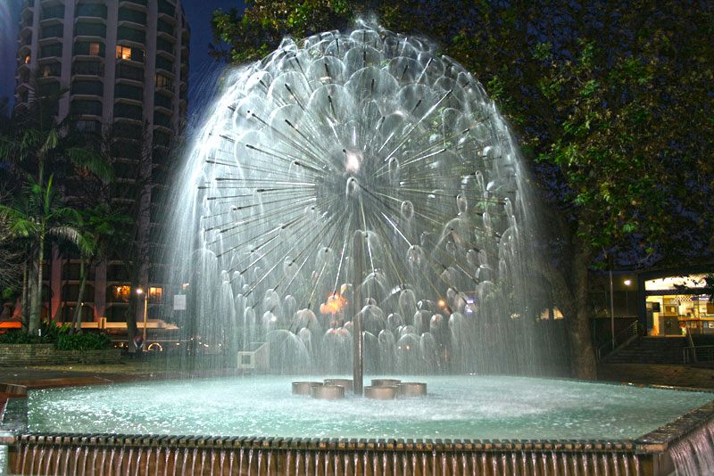 El Alamein Fountain is Centerpiece in Kings Cross Neighborhood in Sydney, Australia