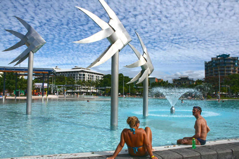 Lacking Decent Beaches, the Town of Cairns, Australia Has Built an Enormous Waterfront Pool Complex