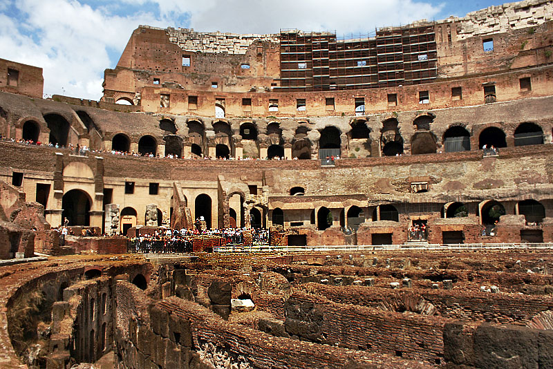 Interior of the Colosseum in Rome was Scene to Some Horrific Spectacles