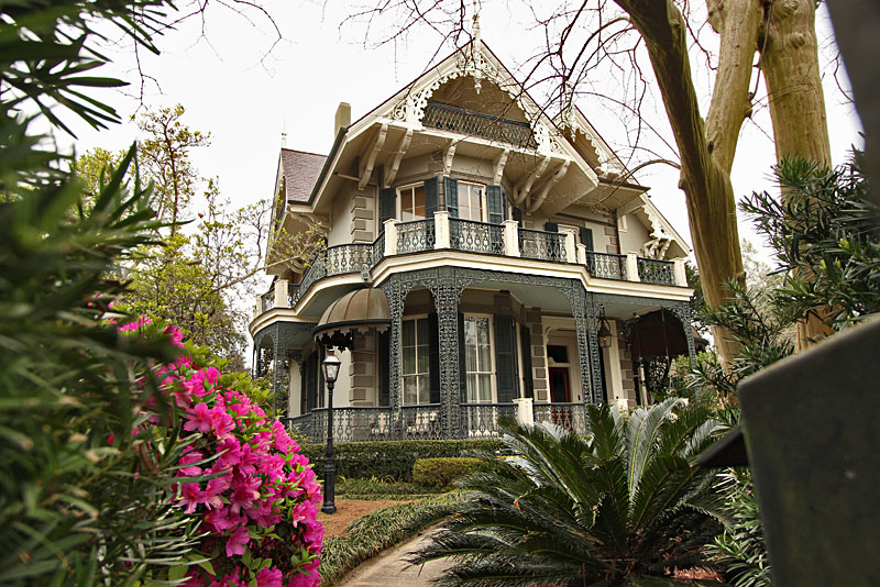 Sandra Bullock house in the Garden District of New Orleans