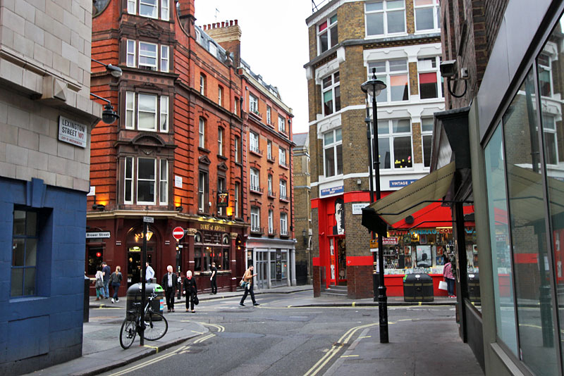 SOHO Neighborhood, Located in London's West End, is Famous for its Alternative Lifestyle