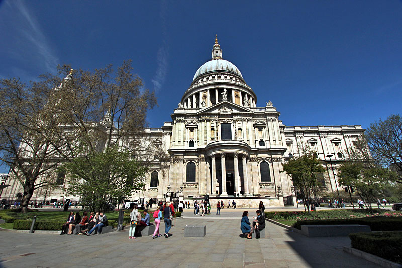 St. Paul's Cathedral, Designed by Sir Christopher Wren, Sits Atop Ludgate Hill, the Highest Spot in London