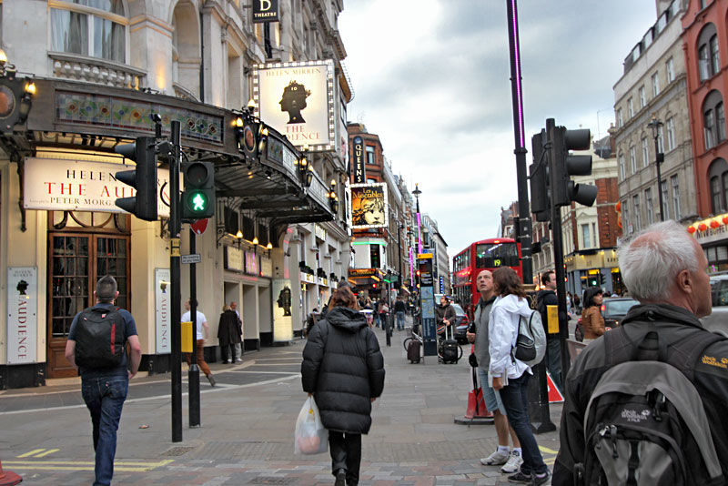 London's Theatre District Radiates from Piccadilly Circus in the City's West End