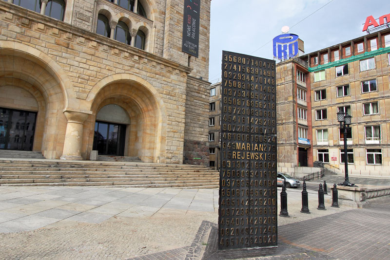 Poznan, Poland's Monument to Polish Mathematician Who Cracked Enigma Code in WWII