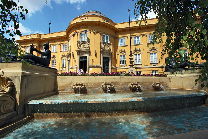 Christ Trilogy by Mihály Munkácsy is on Permanent Exhibition at the Neo-baroque Deri Museum in Debrecen, Hungary