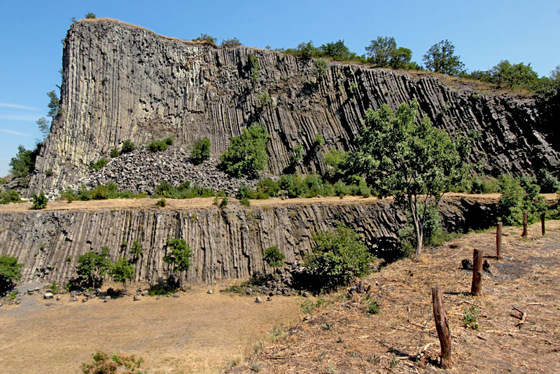 Eight Million Year Old Lava Fountains Cooled Into This Mountain of Basalt Columns Near Lake Balaton in the Kali Valley, Hungary