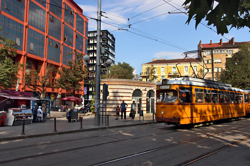 Electric Trams Provide Green Transport Around Sofia, Bulgaria 