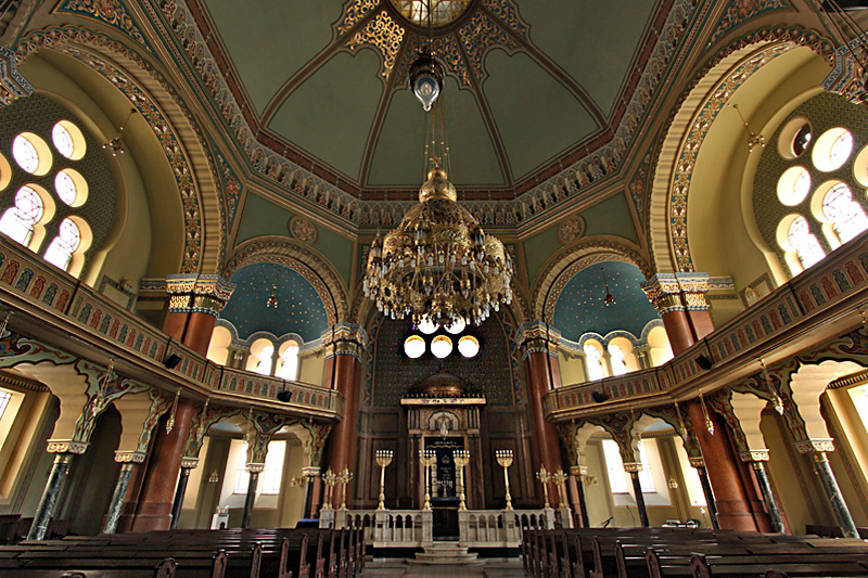 Central Synagogue of Sofia, Bulgaria, is the second largest Sephardic synagogue in Europe