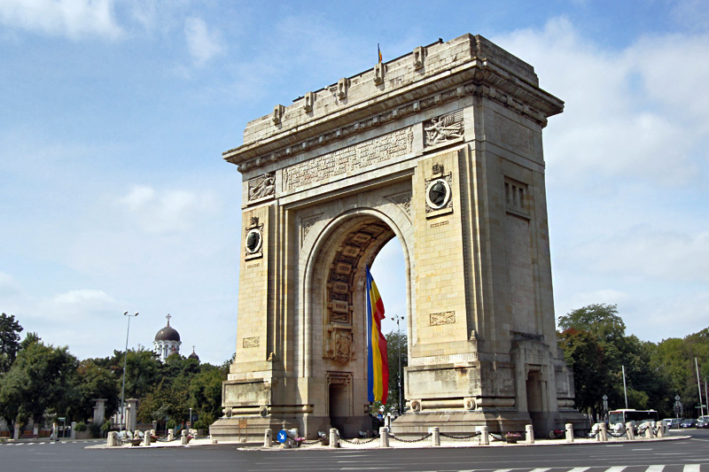 Arcul de Triumf in Bucharest Was Built to Honor Heroes of the Romanian War of Independence