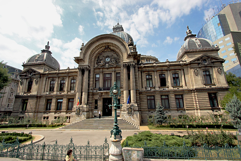 CEC Bank Palace in Bucharest, Built in 1900, Serves as Headquarters of the Romanian National Savings Bank