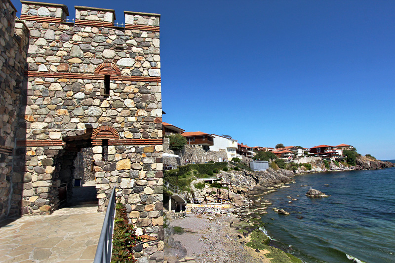 One of the Towers That Formed the Ancient Fortifications Along the Black Sea in Sozopol, Bulgaria