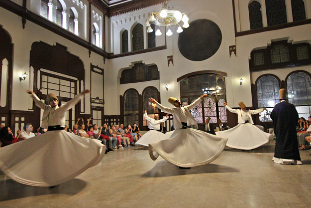 Ritual whirling of the dervishes