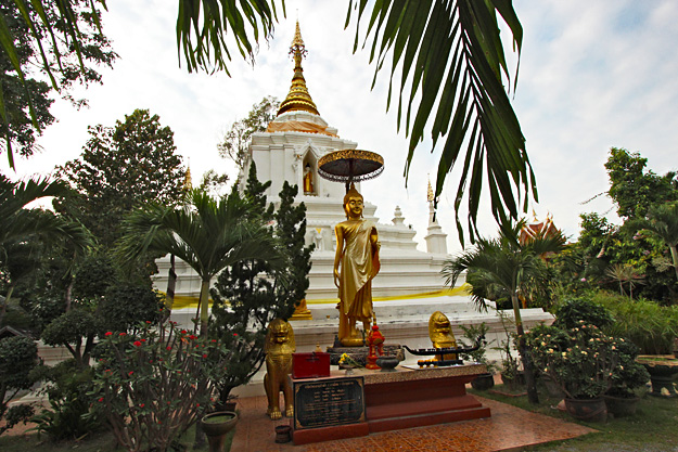 Khan Tom Chedi at Wat Chang Kam complex in the ancient underground city of Wiang Kum