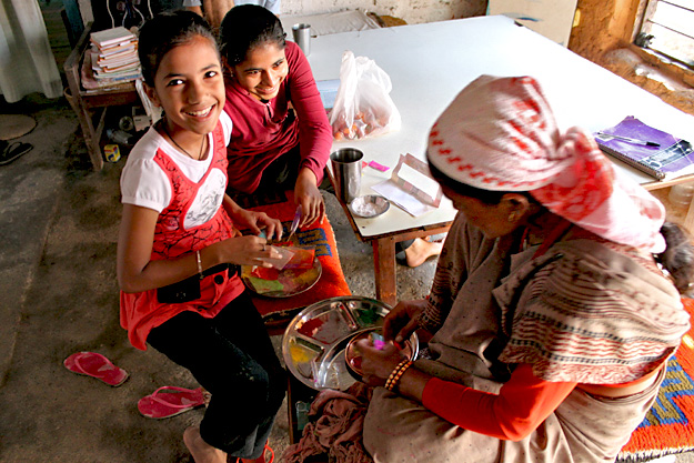 These Nepali girls know what we in the U.S. seem to have forgotten: that it doesn't require money to be happy