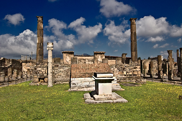 Temple of Apollo at Pompeii, Italy