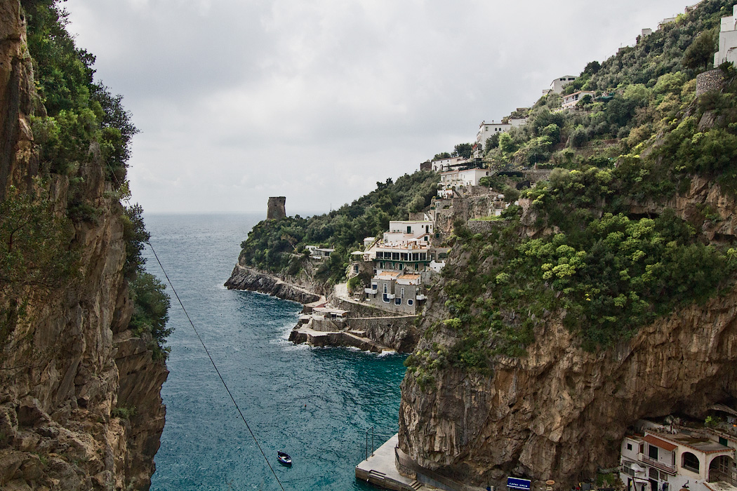 Pocket Cove on the Amalfi Coast in Italy