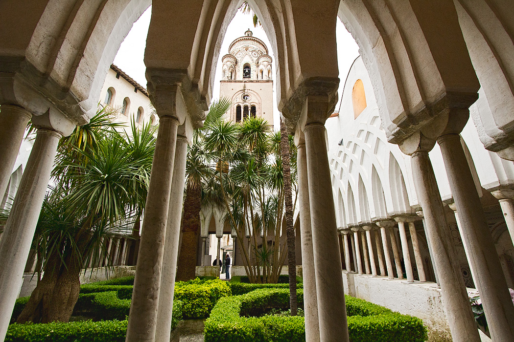 Paradise Cloister at St. Andrew's Cathedral in Amalfi, Italy