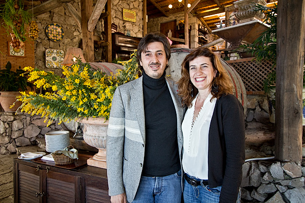 Luigi and Rosselle Rioppo from Fattoria Terranova Farmhouse and Restaurant