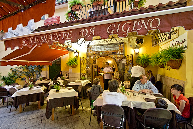 Favorite local eatery, Ristorante and Pizzeria Da Gigino
