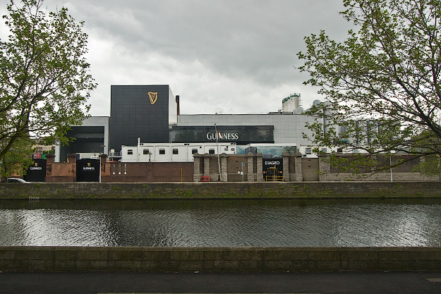 The Guinness Factory may be the most well-known site in Dublin, Ireland