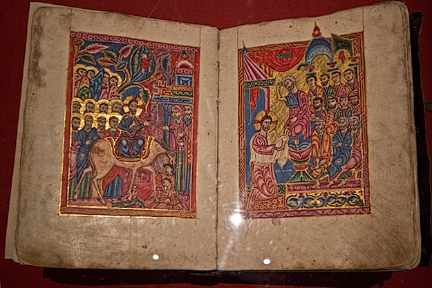 The Book of Kells at Trinity College in Dublin, Ireland